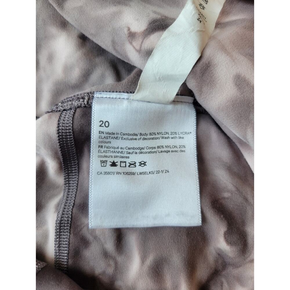 Lululemon Align High-Rise Pant 25" Diamond Dye Mink Bery Lunar Rock Shadow Sz 20 - Picture 9 of 9